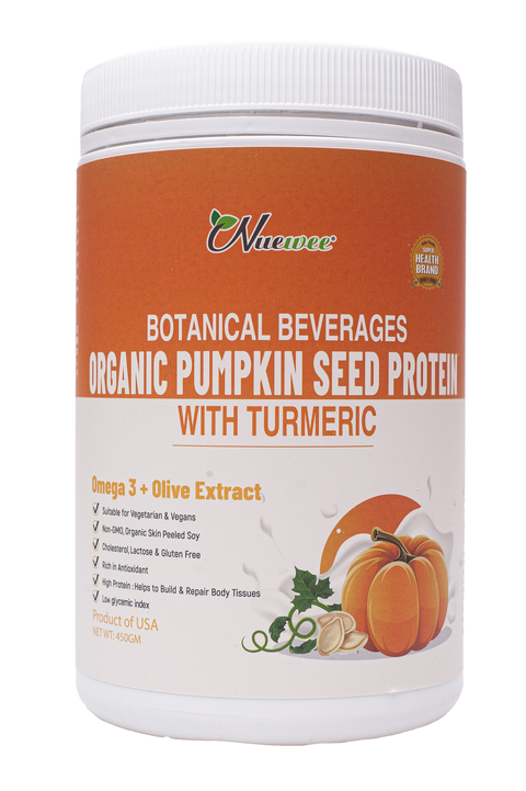 Nuewee-Organic-Pumpkin-Seeds-Protein-with-Turmeric-450gm (Front)