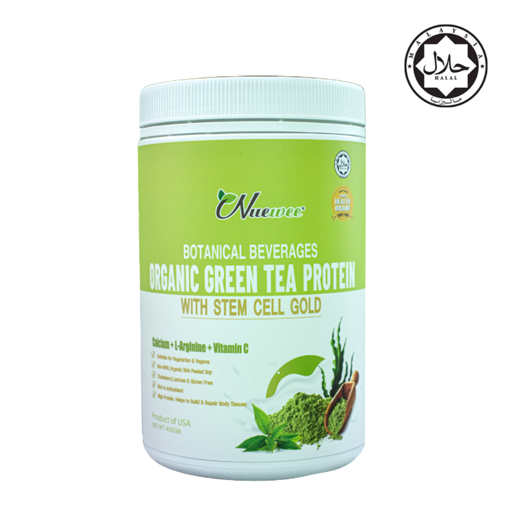 Nuewee-Organic-Green-Tea-Protein-with-Stem-Cell-Gold(450g)