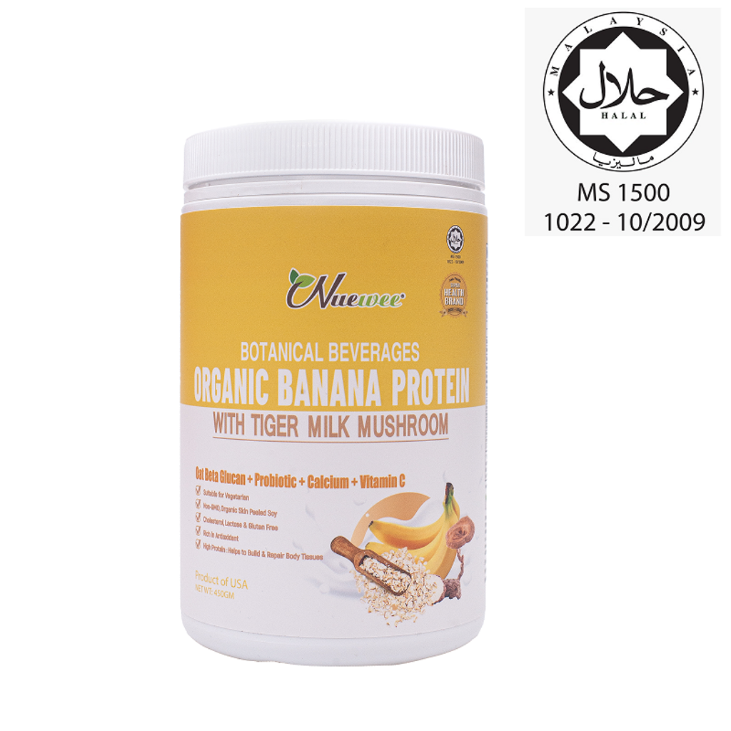 Nuewee-Organic-Banana-Protein-with-Tiger-Milk-450GM (Nuewee System) 800 X 800
