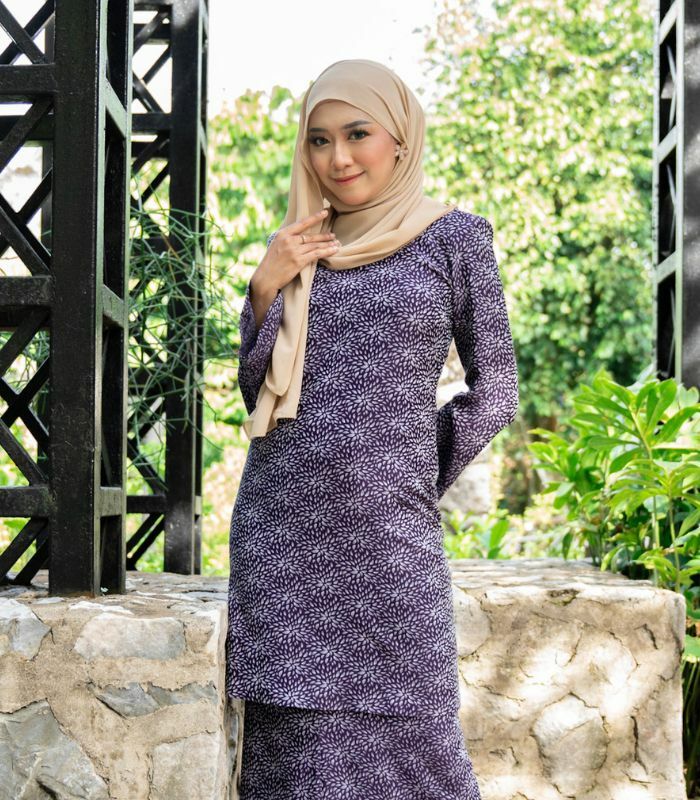 Kurung Haniya (Purple) 3