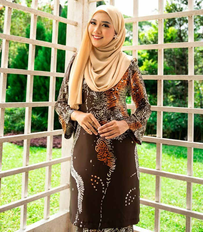 Kurung Shazia (Brown) 2