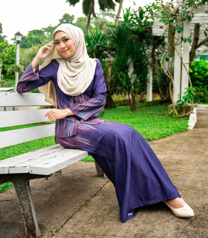 Naadiya Kebaya (Mauve Purple) 3