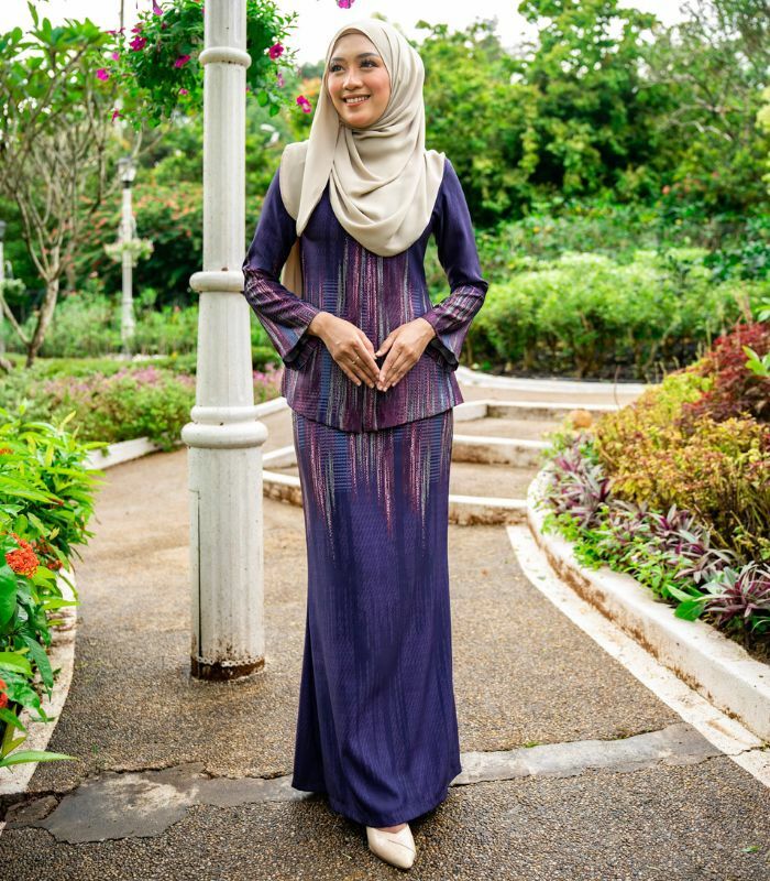 Naadiya Kebaya (Mauve Purple) 1