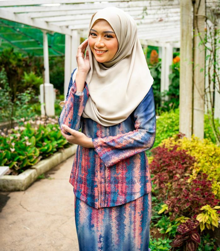 Siddiqa Kebaya (Spruce Blue) 2