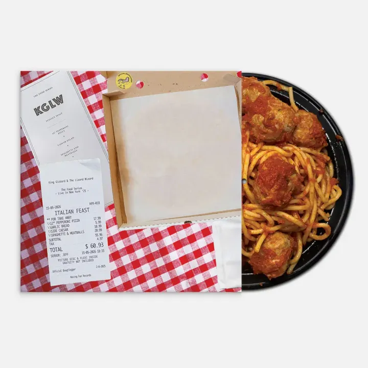 King Gizzard And The Lizard Wizard - Italian Feast Pizza & Spaghetti + Meatballs Picture 【豪華版｜全彩圖膠】（黑膠唱片 LP） 內頁 1