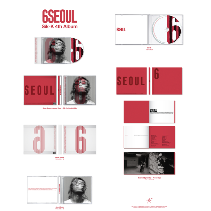 韓國男饒舌歌手 SIK-K - 正規四輯：6SEOUL（CD） 內頁 1