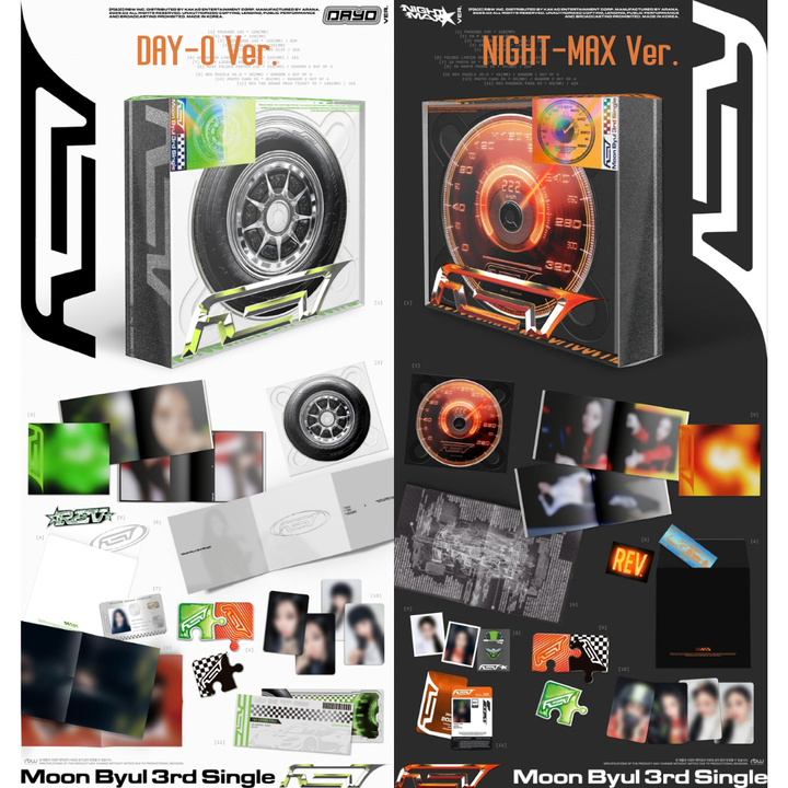 玟星 MOON BYUL - 第三張單曲專輯：REV 【MAMAMOO 饒舌歌手｜兩種版本】（CD） 內頁 1