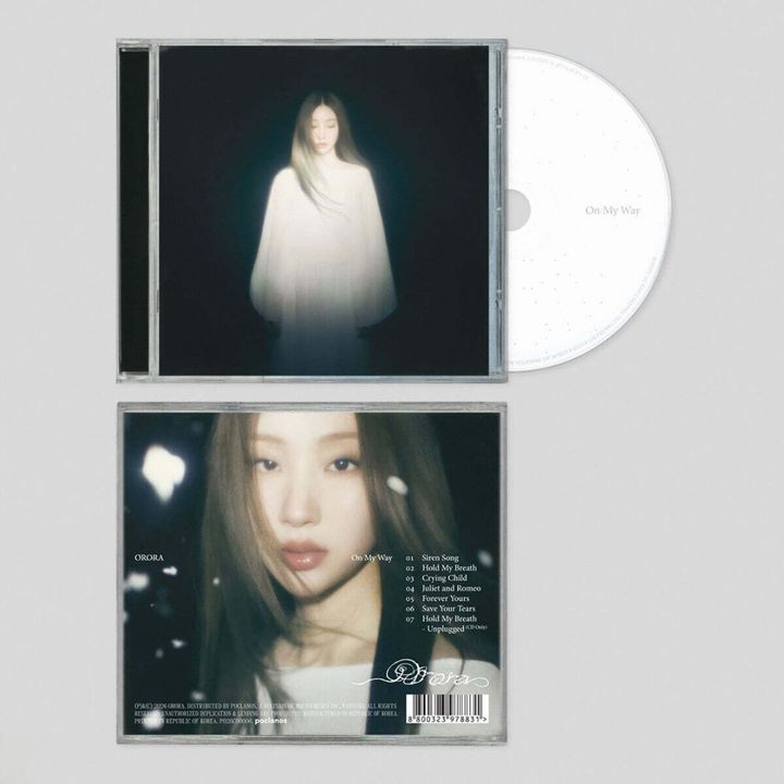 ORORA - 首張專輯：ON MY WAY（CD） 封面