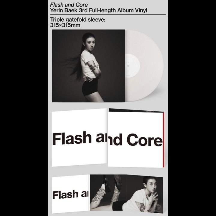 白藝潾 BAEK YE RIN - 正規三輯：Flash and Core【白色彩膠】（黑膠唱片 LP） 內頁 1