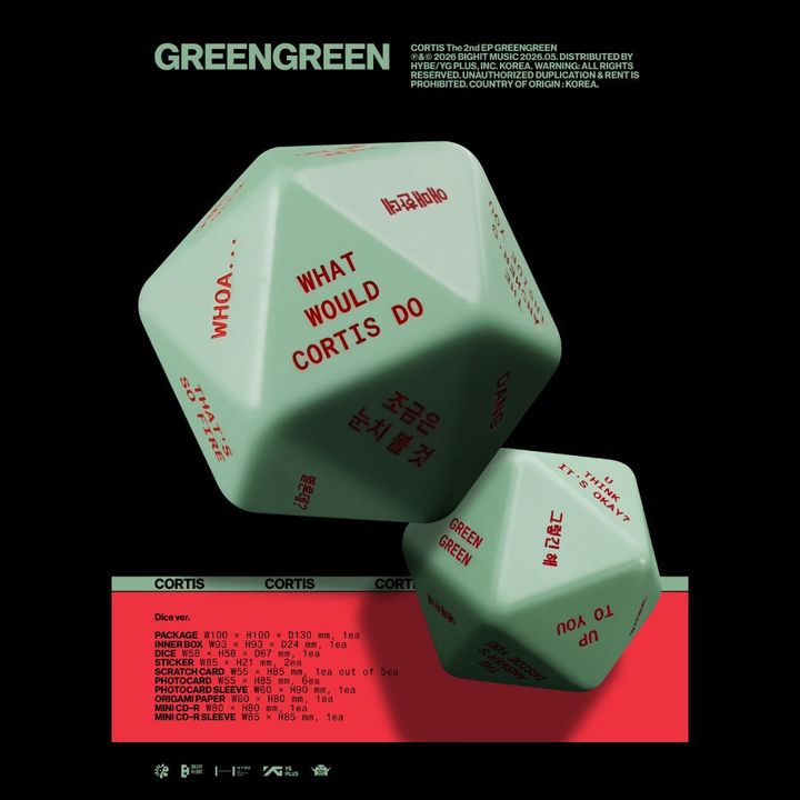 CORTIS - 正規二輯：GREENGREEN 【DICE 版】（CD） 內頁 1
