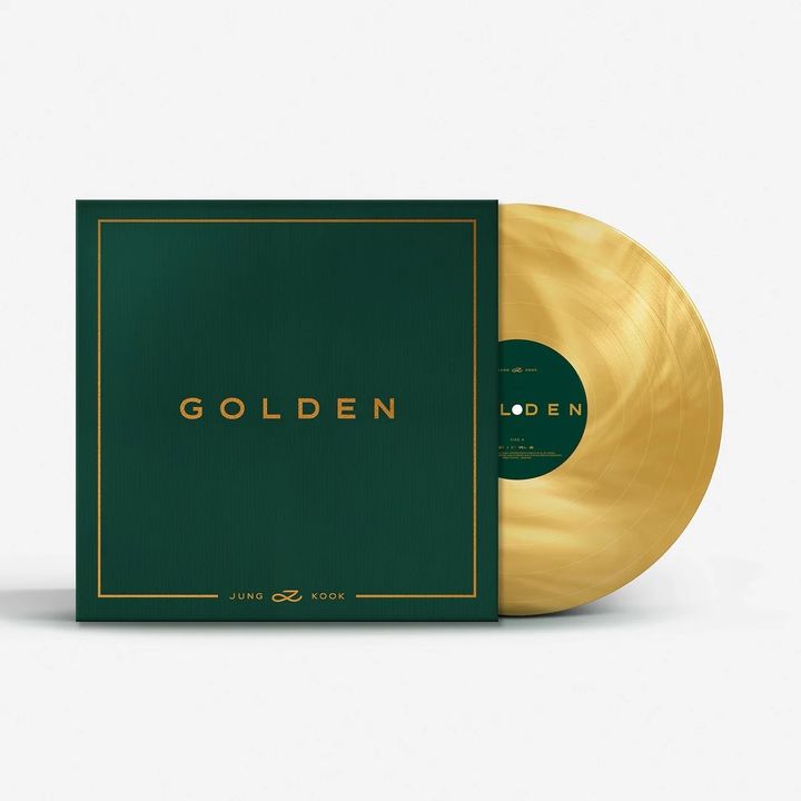 田柾國 Jung Kook (BTS) - Golden（限量版｜金色彩膠｜黑膠唱片 LP） 封面