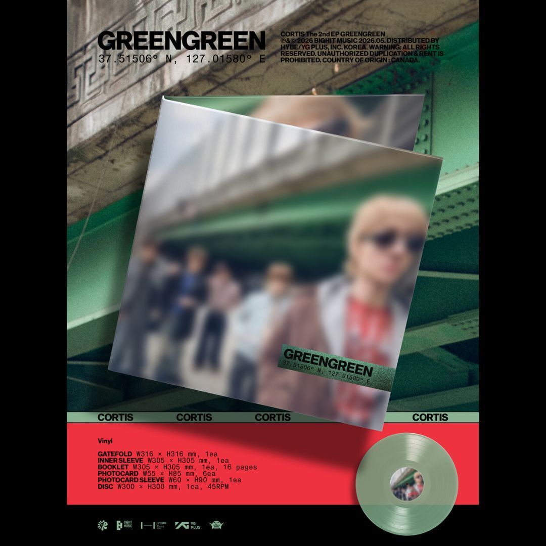 CORTIS - 正規二輯：GREENGREEN【額外小卡*1｜全球限量900套｜獨立通路