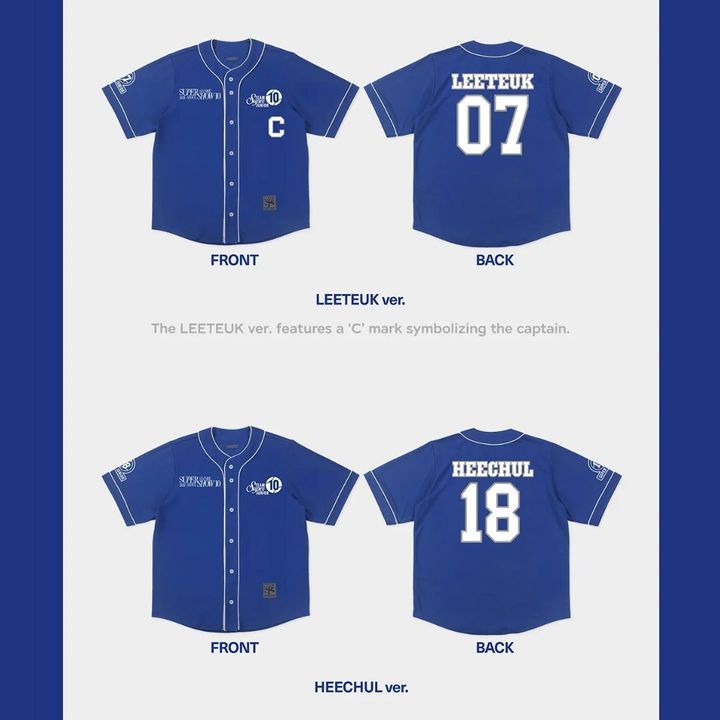SUPER JUNIOR - 20週年巡迴周邊 【棒球衣｜MD】（官方周邊） 內頁 1