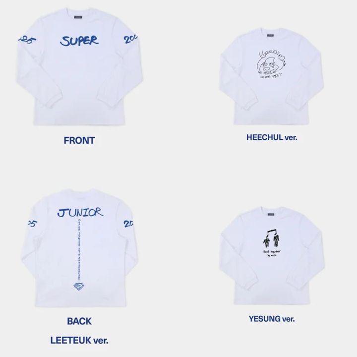 SUPER JUNIOR - 20週年巡迴周邊 【手繪長袖｜MD】（官方周邊） 內頁 1