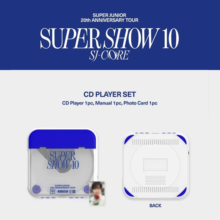 SUPER JUNIOR - 20週年巡迴周邊 【CD Player 播放器｜MD】（官方周邊） 封面