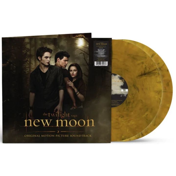 《暮光之城2：新月》 The Twilight Saga: New Moon 原聲帶 【 限量大理石紋彩膠】 （黑膠唱片 LP） 封面