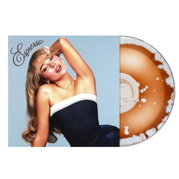Sabrina Carpenter - Espresso【2週年手寫限量編號液態膠】（黑膠唱片 LP） 封面