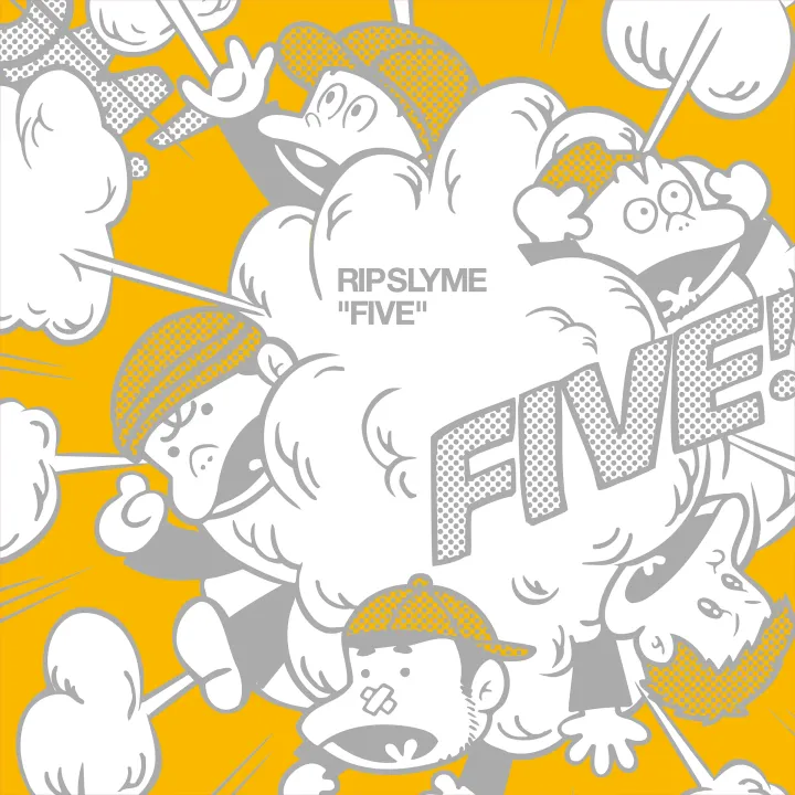 RIP SLYME - FIVE 【日盤】 (黑膠唱片 2LP) 封面