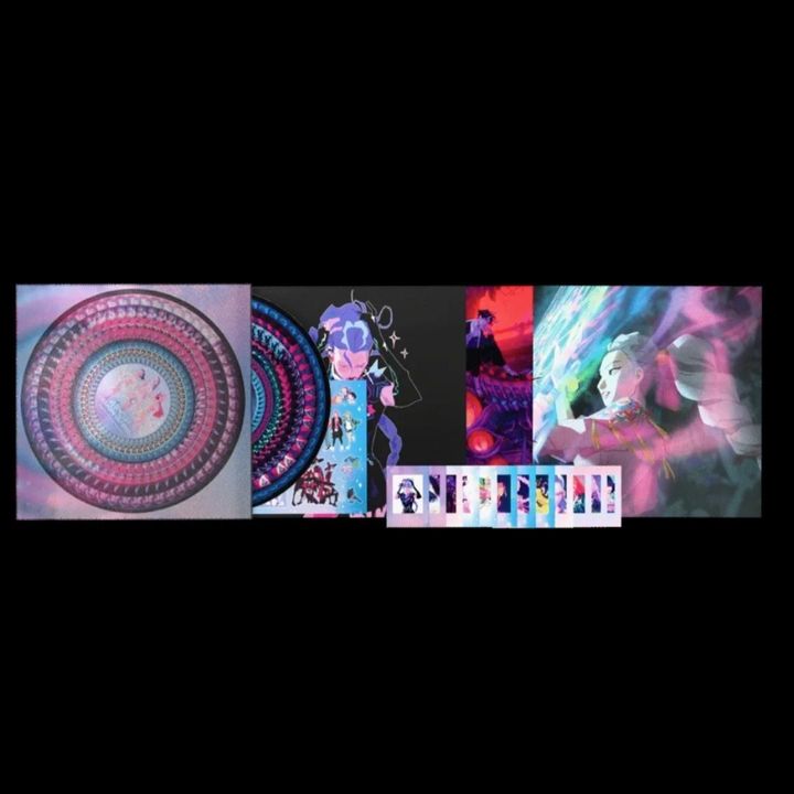獵魔女團 KPop Demon Hunters 原聲帶 【動畫膠】 (黑膠唱片 LP) 封面