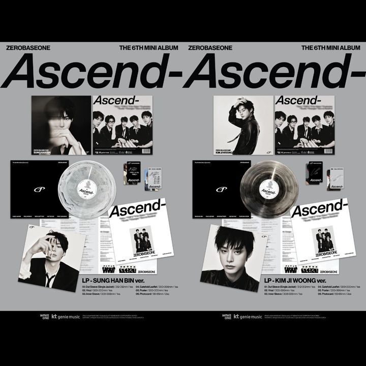 ZEROBASEONE（ZB1）- 迷你六輯：ASCEND- 【彩膠】（黑膠唱片 LP） 內頁 1
