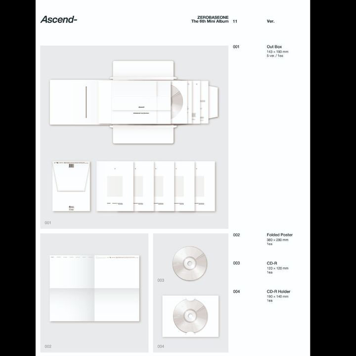 ZEROBASEONE（ZB1）- 迷你六輯：ASCEND- 【11 版】（CD） 內頁 1