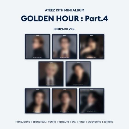 ATEEZ - 迷你十三輯: Golden Hour : Part.4【Digipack版】（CD） 封面