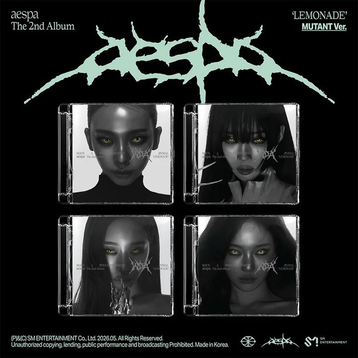 aespa - 正規二輯：LEMONADE 【MUTANT 版】（CD） 封面