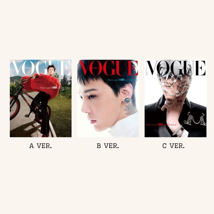 VOGUE 2026 6月號封面人物：權志龍 G-DRAGON 【BIGBANG】（韓國雜誌） 封面