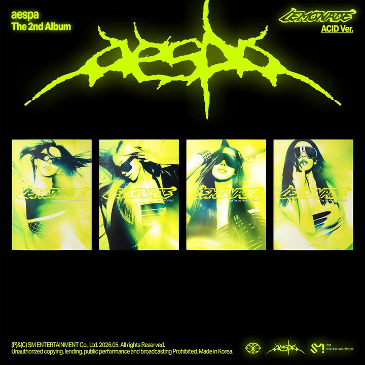 aespa - 正規二輯：LEMONADE 【ACID 版】（CD） 封面