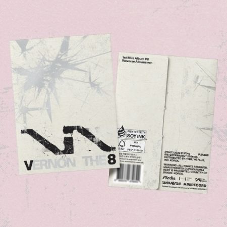 V8（SEVENTEEN）- 迷你一輯：V8 【Vernon & The 8｜WEVERSE 版】（數位專輯） 封面