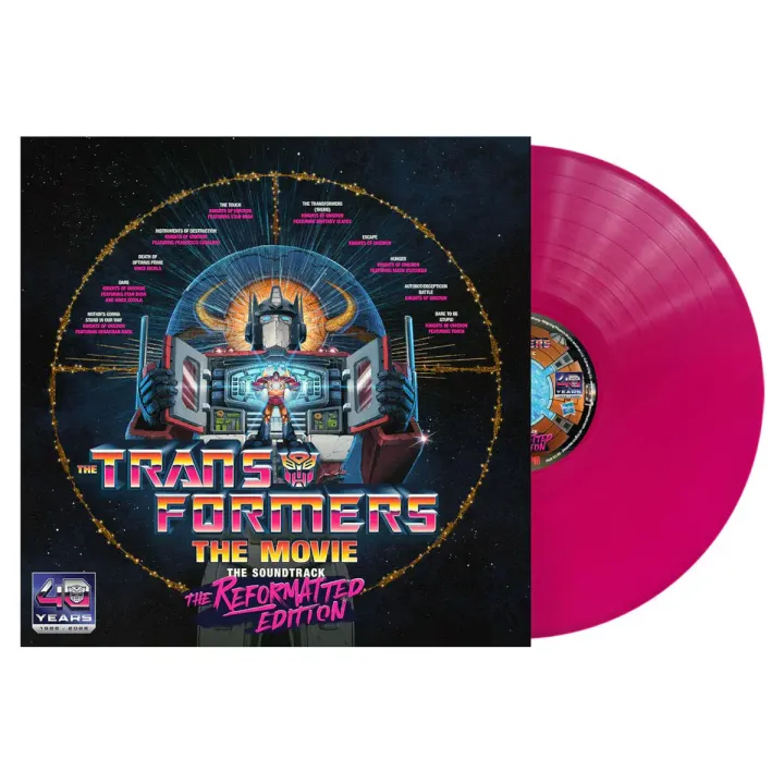 變形金剛 Transformers - The Movie 【彩膠】 (黑膠唱片 LP) 封面