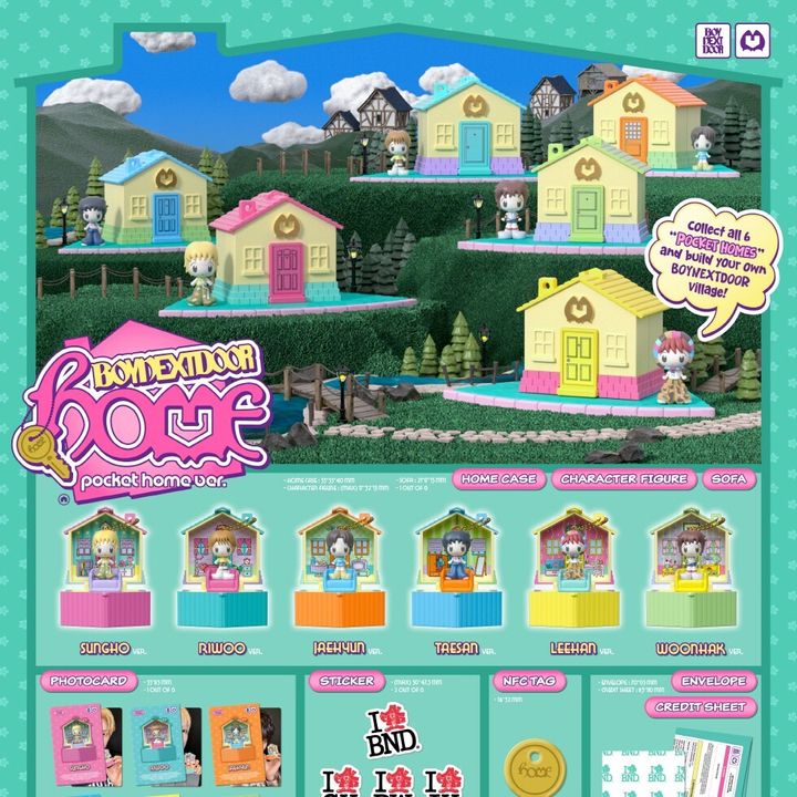 BOYNEXTDOOR - 第一張正規專輯【HOME】（POCKET HOME VER.） 內頁 1
