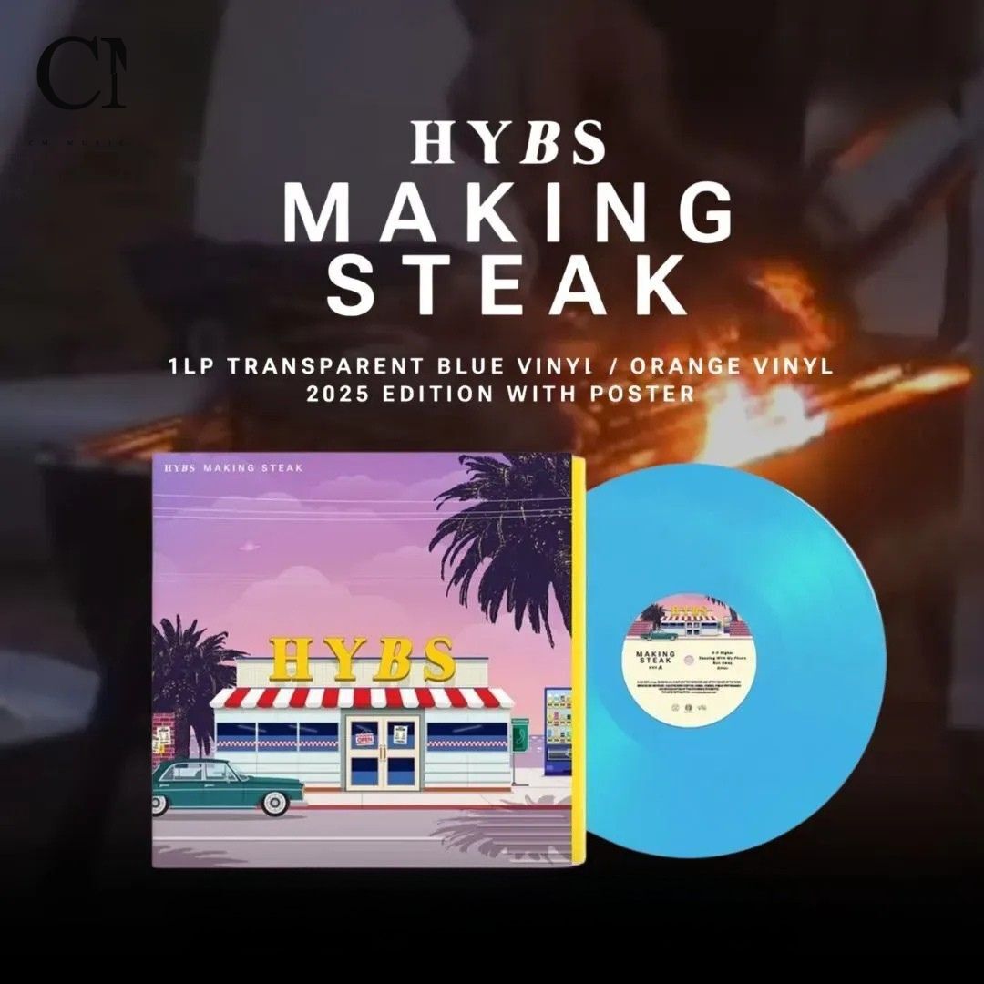 HYBS - Making Steak 【藍色彩膠｜限定海報】 （黑膠唱片LP） – CM Music