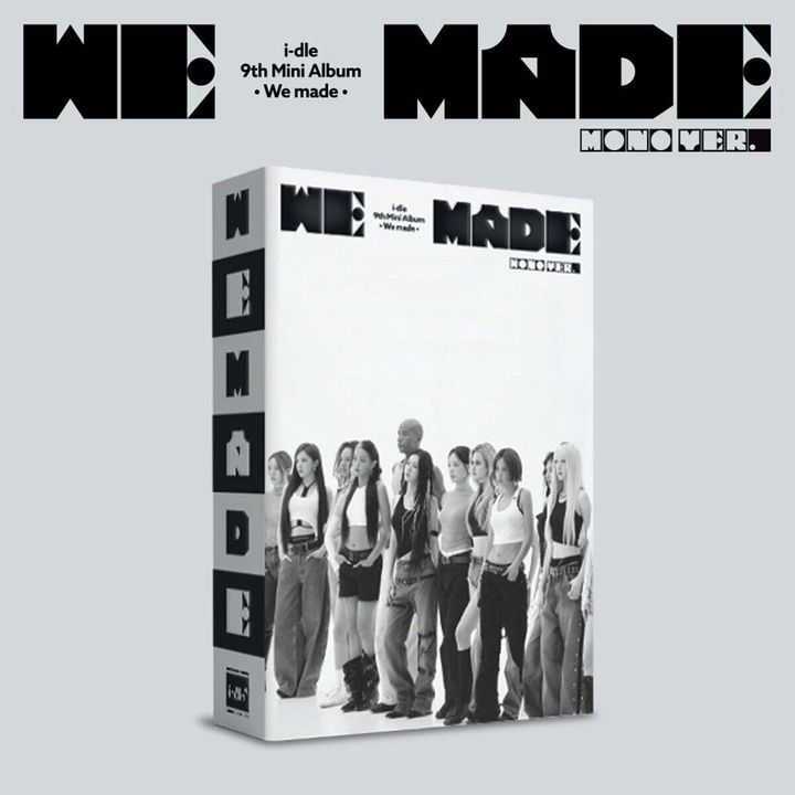 I-DLE - 迷你九輯：We Made 【Mono 版】（CD） 封面