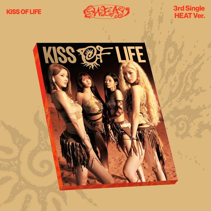 KISS OF LIFE - 單曲三輯：SWEAT 【2個版本】（CD） 封面