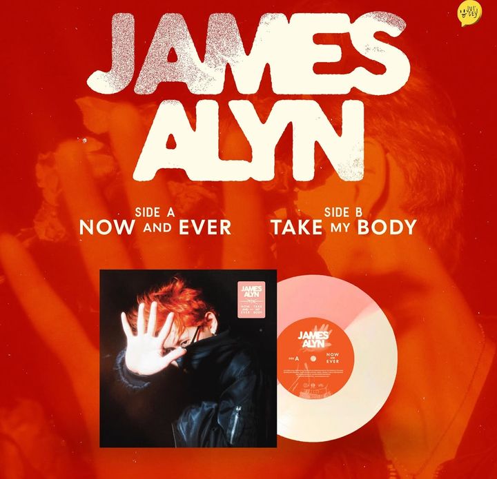 【套組】James Alyn（HYBS） - Now and Ever【2025 RSD 獨家版】 （7寸膠｜黑膠唱片 LP） 封面