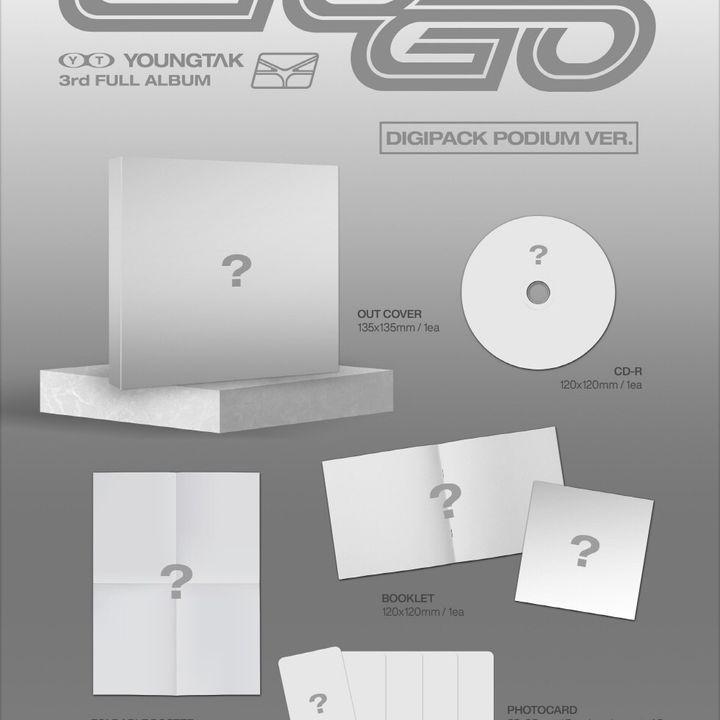 YOUNGTAK - 3RD ALBUM [GOGO] (DIGIPACK VER.) (PODIUM VER.)（CD） 內頁 1