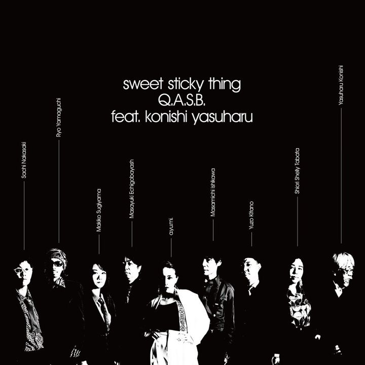 Q.A.S.B. - Sweet Sticky Thing feat. konishi yasuharu(7")【日盤】（黑膠唱片 LP） 封面