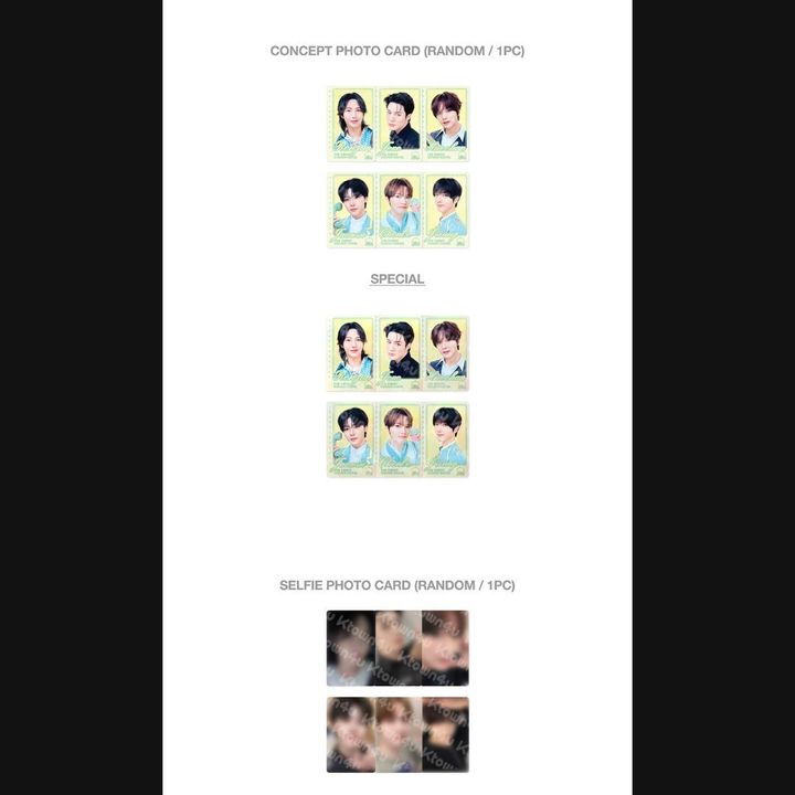NCT DREAM - THE SWEET DREAM HOTEL 【隨機小卡 Random Trading Card】（周邊） 內頁 1