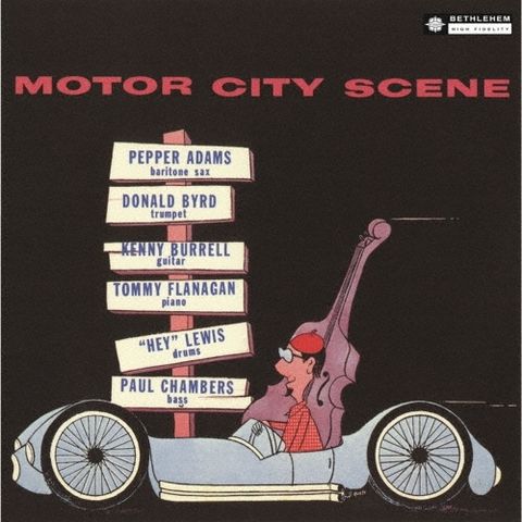 Donald Byrd & Pepper Adams ドナルド・バード＆ペッパー・アダムス - モーター・シティー・シーン【日盤｜單聲道】（黑膠唱片 LP）