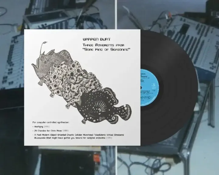 WARREN BURT - THREE MOVEMENTS FROM "SOME KIND OF SEASONING"【日盤】（黑膠唱片 LP） 封面