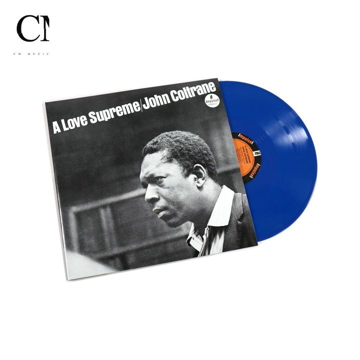 約翰柯川 John Coltrane - A Love Supreme【藍色彩膠】（黑膠唱片 LP） 封面