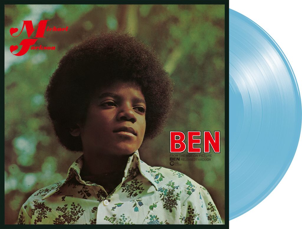 麥可傑克森 Michael Jackson - Ben【日盤｜透明淺藍色彩膠】（黑膠唱片 LP） 封面