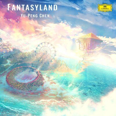 陳致逸 Yu-Peng Chen - Fantasyland【倫敦愛樂｜玫瑰色彩膠｜原神作曲家交響組曲】（黑膠唱片 2LP） 封面