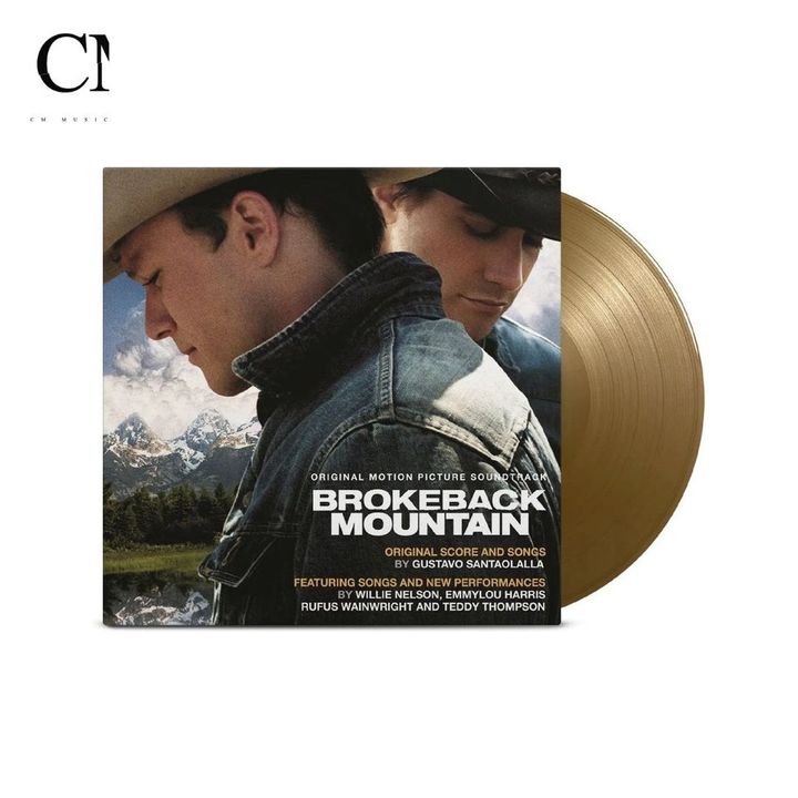 斷背山電影原聲帶 Brokeback Mountain【20週年紀念版｜金色彩膠】（黑膠唱片 LP） 封面