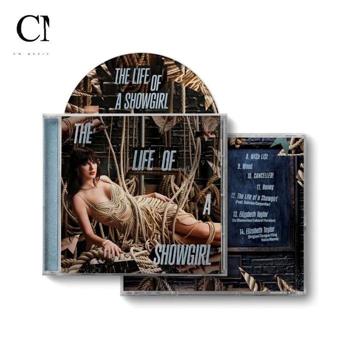 泰勒絲 Taylor Swift - The Life Of A Showgirl【So Glamorous Cabaret Version 如此華麗歌舞廳版】（CD） 封面