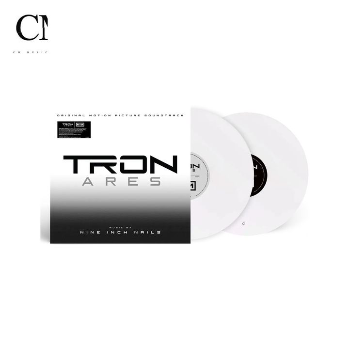 創：戰神 Tron: Ares 原聲帶【白色彩膠】（黑膠唱片 2LP） 封面