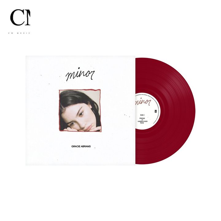 葛蕾西亞伯拉罕 Gracie Abrams - Minor【紅色彩膠｜5週年紀念】（黑膠唱片 LP） 封面