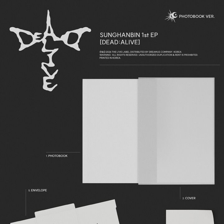 成韓彬 SUNGHANBIN - 首張 EP：DEAD:ALIVE【Photobook 版】（CD） 內頁 1