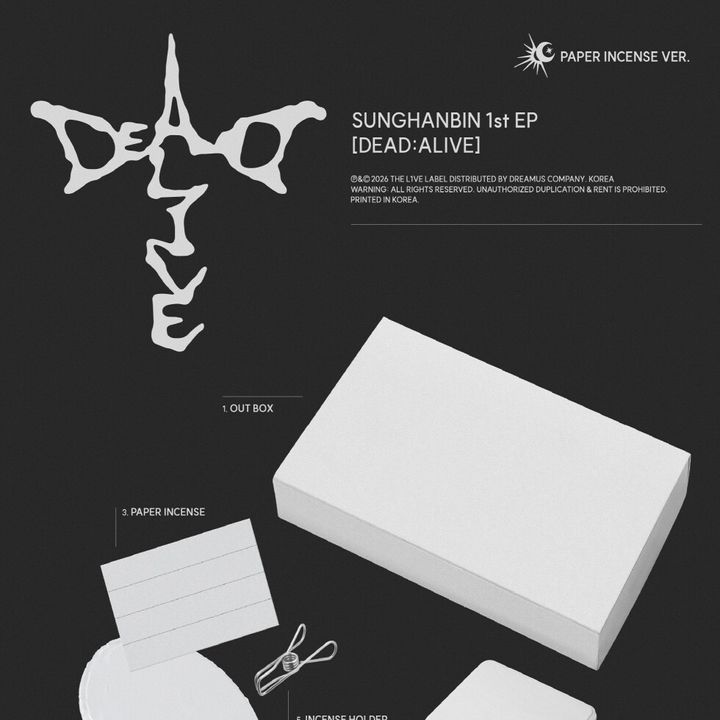 成韓彬 SUNGHANBIN - 首張 EP：DEAD:ALIVE【Paper Incense 限定版】（CD） 內頁 1